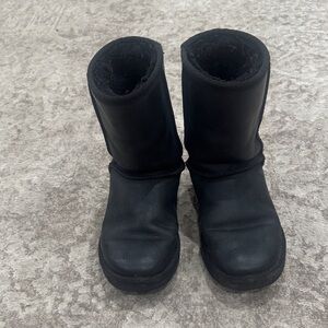 UGG Classic Black Boots with Shearling Lining